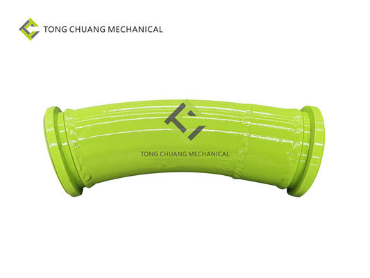 comprar Codo de acero de la tolva del ángulo de la subida de la tubería de la bomba concreta de aleación 150*R 650(537) A-33° online manufacture
