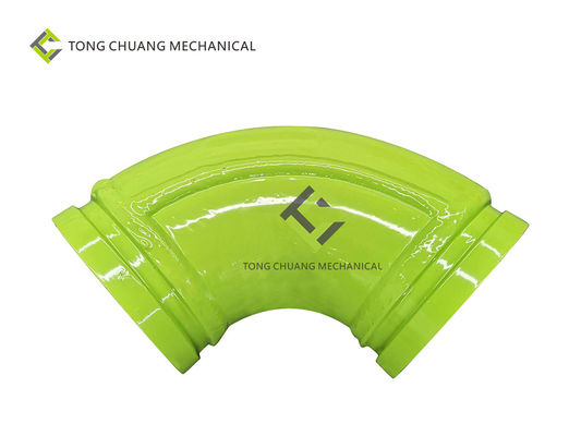 comprar Codo pequeño 125*R180-90° del tubo del hierro de ángulo de la capa doble para el camión de la bomba concreta online manufacture