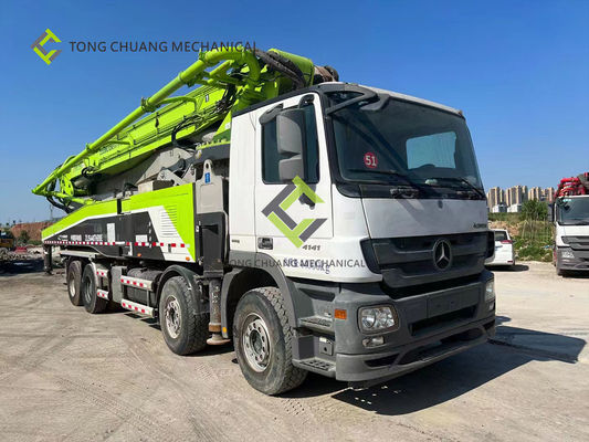 comprar Camión concreto usado reciclados del auge de Zoomlion 56 metros de bomba concreta instalada online manufacture