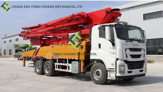 comprar Estándar de emisión de seis países camión de bomba de hormigón de 47 metros con 3 puentes online manufacture
