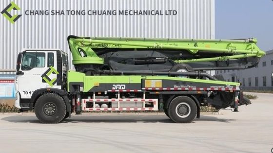 comprar Camión bomba de hormigón con chasis Sinotruk Howo 38 metros online manufacture