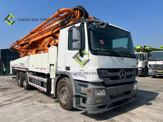 comprar En 2014 Zoomlion camión de bomba de hormigón con gran desplazamiento 6 cilindros y 6 mástiles online manufacture