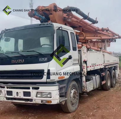 comprar En 2013 Zoomlion ISUZU Chasis 40 M Caminos de bombeo de hormigón 5 cilindros y 5 mástiles online manufacture