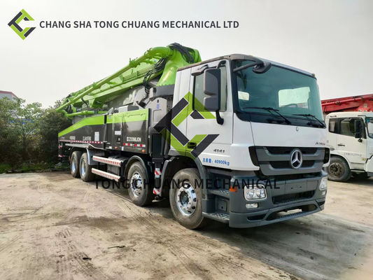 comprar En 2014 Zoomlion Mercedes Benz Chasis Caminos de bombeo de hormigón 52 metros 6 cilindros 6 varillas online manufacture