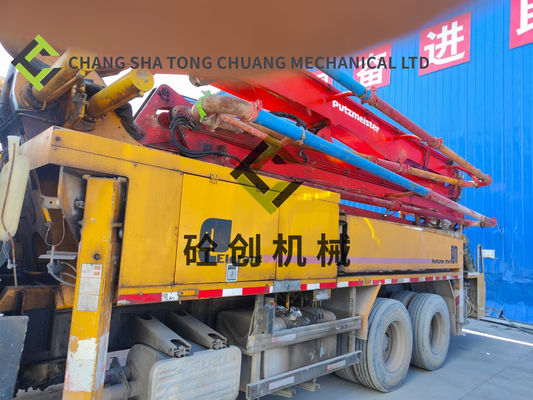 comprar En 2008 se fabricó de nuevo el camión de bombeo de hormigón usado Putzmeister 38 metros online manufacture