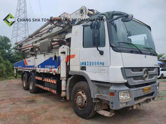 En 2011 Zoomlion Mercedes Benz Chasis 47 M Caminos de bombeo de hormigón 5 cilindros 5 mástiles