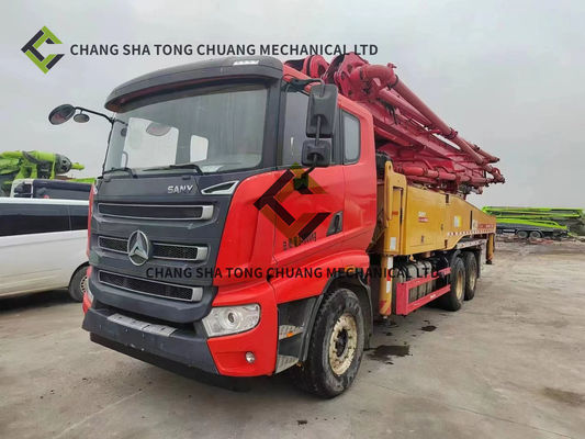 En 2021 Sany SYM5350THB1E chasis 49 M camión de bomba de hormigón 5 cilindros y 5 mástiles