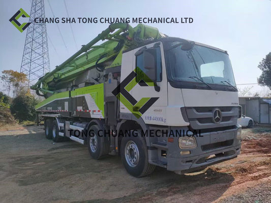 Zoomlion ZLJ5440THBBF 56X-6 RZ Mercedes Benz camión de bombeo de hormigón usado de cuatro ejes 56M