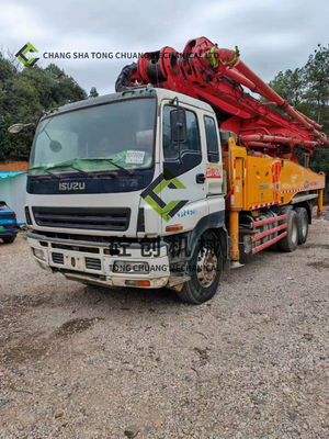 Camión de bombeo de hormigón usado de 49 metros 8x4 3 Ejes
