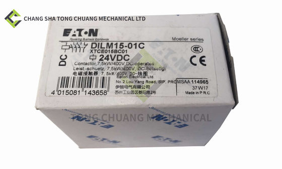 Partes de repuesto del camión de bombeo de hormigón Zoomlion, contactor para el gabinete de control eléctrico DILM15-01C (24VDC) 1020301221