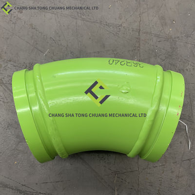Tubo de doble capa de flexión 125 * R240-36 Sany y Zoomlion Accesorios para camiones de bomba de hormigón