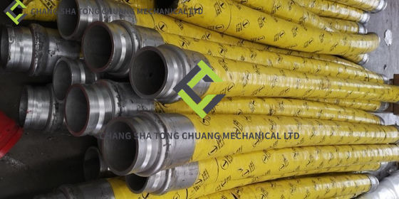 Sany Industria Pesada y Zoomlion Industria Pesada camión de bomba de hormigón camión de bomba montado en remolque accesorios de bomba 125B * 3000 manguera de alambre de acero de doble extremo de 4 capas