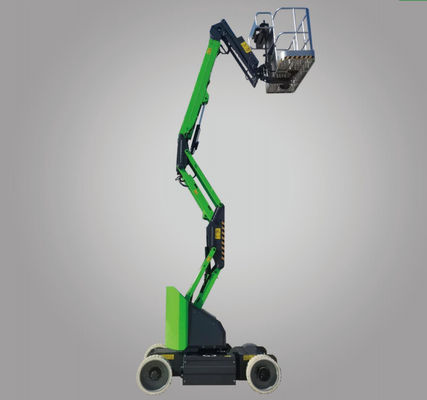 Plataforma de trabajo de altitud de brazo curvado eléctrico para carga de 4800 kg y batería de 48V/320Ah en el sector industrial