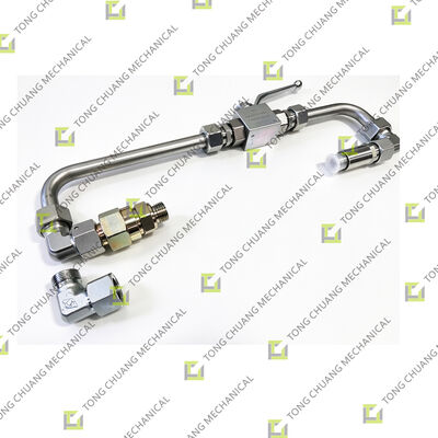 Conector combinado de ángulo recto para línea de señal, Conector combinado de ángulo recto de latón, Conector combinado de ángulo recto de señal, Conector combinado compacto de ángulo recto